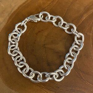 James Avery Classic Cable Charm Bracelet, Size S/M, Sterling Silver